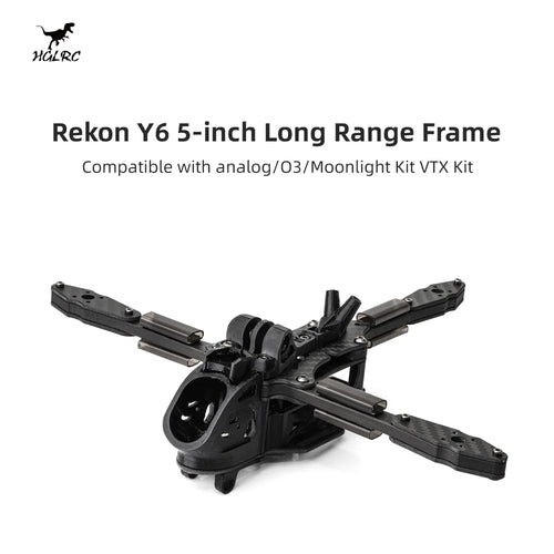 Rekon Y6 5″ Analog/ O3/ Moonlight FPV Frame Kit