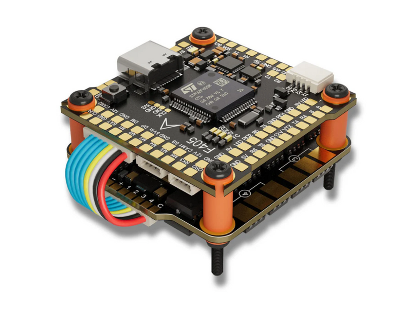 DAKEFPV F405 Flight Controller & 8S 70A 4-in-1 ESC Stack Dual Cam Switching(Mission Planner/Betaflight/Inav)