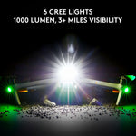 VIFLY Strobe Platinum – 6 Cree Led Lights 1000 Lumen