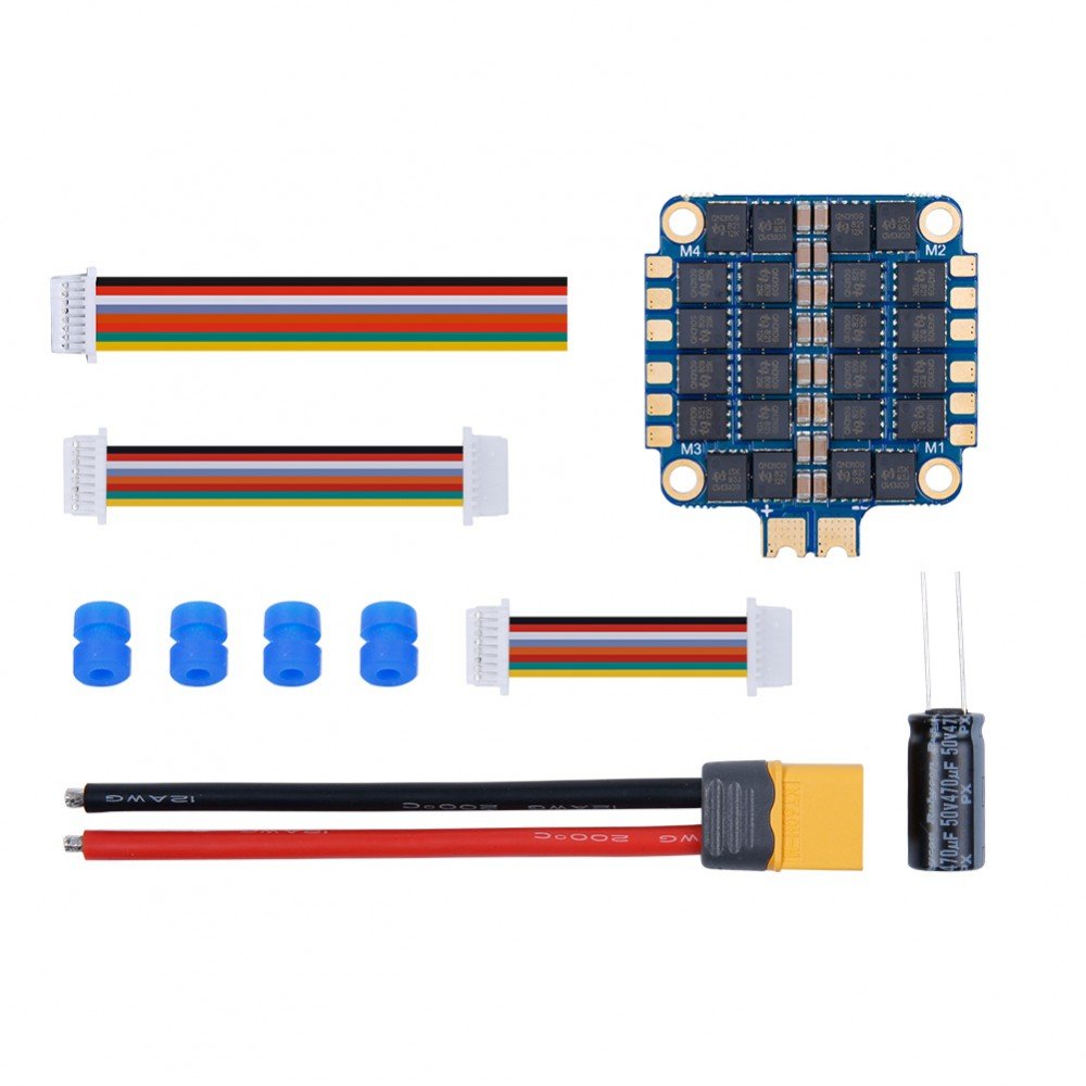 4-in-1 iFlight SucceX-E 45A V2 2-6S BLHeli_S Dshot600 speed controller