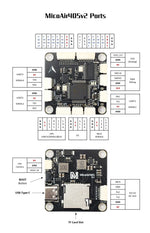 MicoAir F405 V2 Stack with 4in1 50A Bluejay 48K ESC